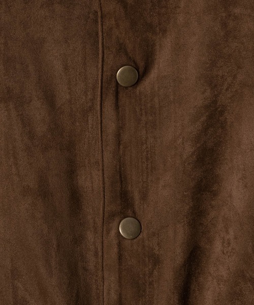 INTER FACTORY（インターファクトリー）の「DAIKI - 切替スエードブルゾン / Switching Suede Blouson - made in INTER FACTORY（ブルゾン・メンズ・ブラック/ブラウン・LARGE/MEDIUM/SMALL）」の11枚目の写真
