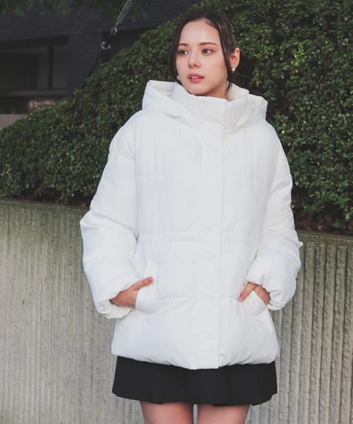honeys ダウン ハニーズ】ファイバーダウンブルゾン【WEB限定LLサイズ有】[品番
