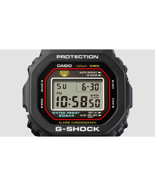 初代G-SHOCK復刻モデル / DW-5000R-1AJF（デジタル腕時計）｜G