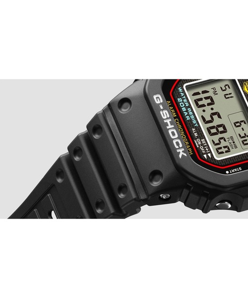 G-SHOCK(ジーショック)の「初代G-SHOCK復刻モデル / DW-5000R-1AJF(デジタル腕時計・メンズ・ブラック×レッド・FREE)」の10枚目の写真