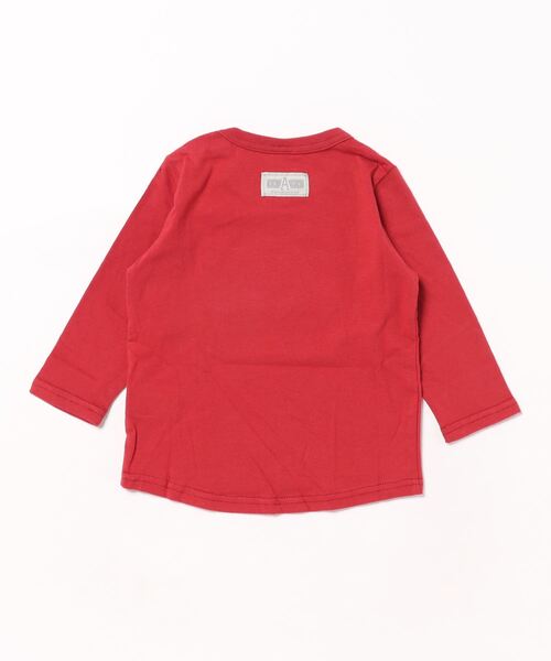 SKAPE(エスケープ)の「クルリンクルマロンT(Tシャツ/カットソー・キッズ・ネイビー/レッド・90cm/100cm/110cm/120cm/130cm)」の6枚目の写真