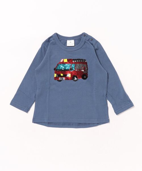 SKAPE(エスケープ)の「クルリンクルマロンT(Tシャツ/カットソー・キッズ・ネイビー/レッド・90cm/100cm/110cm/120cm/130cm)」の10枚目の写真