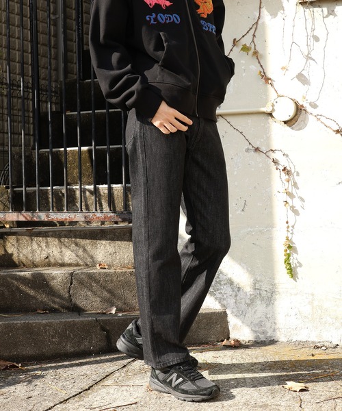 ベーシックフレアデニムパンツ（デニムパンツ）｜ROOPTOKYO（ループトウキョウ）