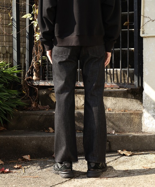ベーシックフレアデニムパンツ（デニムパンツ）｜ROOPTOKYO（ループトウキョウ）