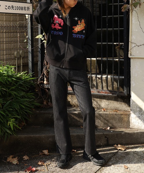 ベーシックフレアデニムパンツ（デニムパンツ）｜ROOPTOKYO（ループトウキョウ）