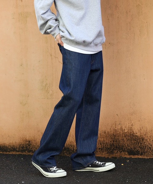 ベーシックフレアデニムパンツ（デニムパンツ）｜ROOPTOKYO（ループトウキョウ）