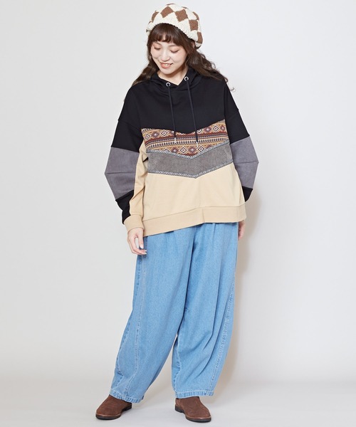 パーカー 「チャイハネ」ファルパキフードトップス レディース チャイハネ】ファルパキフードトップス（パーカー）｜チャイハネ