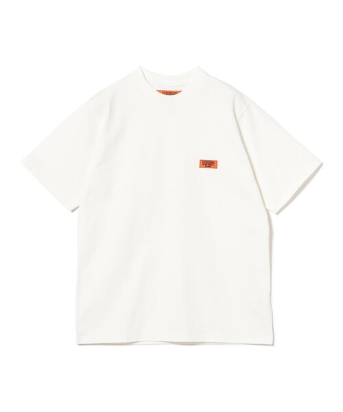 UNIVERSAL OVERALL(ユニバーサルオーバーオール)の「【別注】UNIVERSAL OVERALL / ロゴTシャツ(Tシャツ/カットソー・メンズ・ブラック/ホワイト/ネイビー・SMALL/MEDIUM/LARGE/X-LARGE)」の22枚目の写真