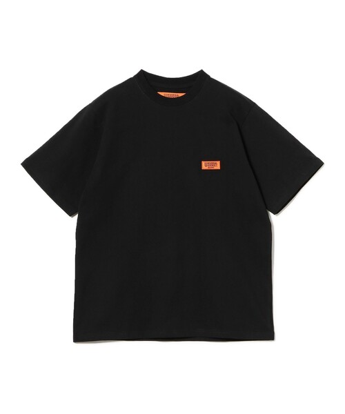 UNIVERSAL OVERALL(ユニバーサルオーバーオール)の「【別注】UNIVERSAL OVERALL / ロゴTシャツ(Tシャツ/カットソー・メンズ・ブラック/ホワイト/ネイビー・SMALL/MEDIUM/LARGE/X-LARGE)」の15枚目の写真