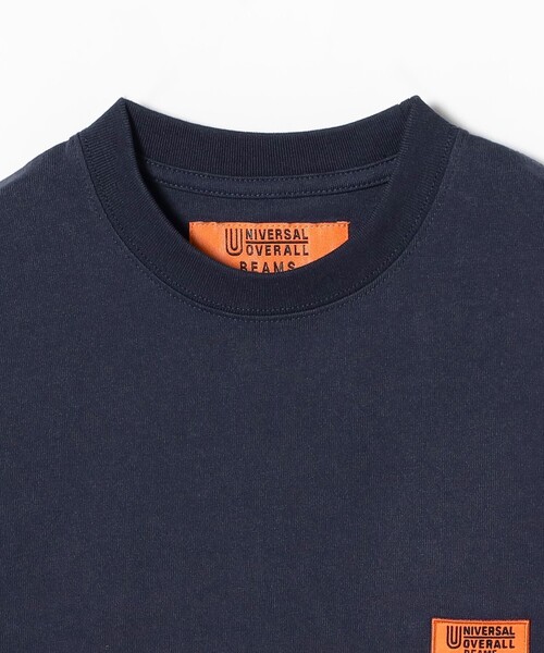 UNIVERSAL OVERALL(ユニバーサルオーバーオール)の「【別注】UNIVERSAL OVERALL / ロゴTシャツ(Tシャツ/カットソー・メンズ・ブラック/ホワイト/ネイビー・SMALL/MEDIUM/LARGE/X-LARGE)」の9枚目の写真