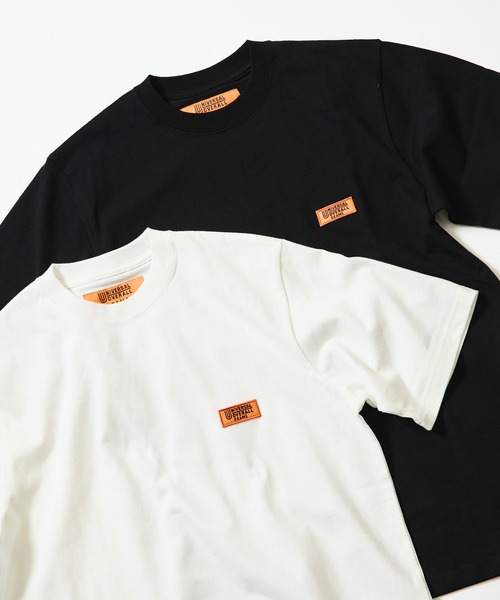 UNIVERSAL OVERALL(ユニバーサルオーバーオール)の「【別注】UNIVERSAL OVERALL / ロゴTシャツ(Tシャツ/カットソー・メンズ・ブラック/ホワイト/ネイビー・SMALL/MEDIUM/LARGE/X-LARGE)」の7枚目の写真