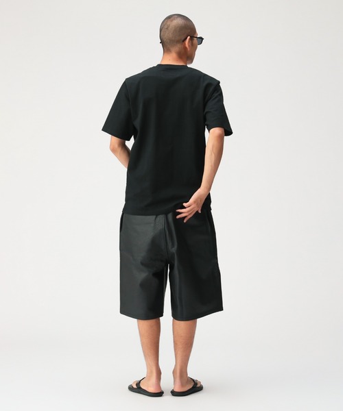 UNIVERSAL OVERALL(ユニバーサルオーバーオール)の「【別注】UNIVERSAL OVERALL / ロゴTシャツ(Tシャツ/カットソー・メンズ・ブラック/ホワイト/ネイビー・SMALL/MEDIUM/LARGE/X-LARGE)」の19枚目の写真
