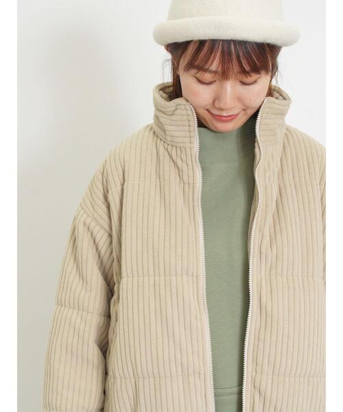 Samansa Mos2（サマンサ モスモス）の「コーデュロイ中綿ブルゾン（ブルゾン・レディース・ベージュ/ネイビー/モカ/カーキ・F）」の20枚目の写真