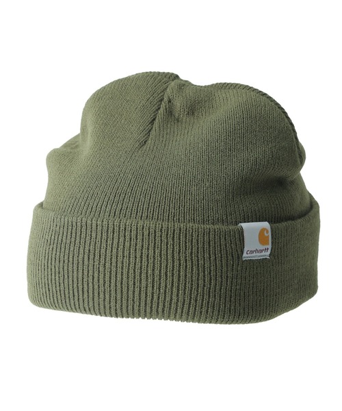 Carhartt WIP（カーハートダブリューアイピー）の「CARHARTT WIP STRATUS HAT LOW I025741（ニットキャップ/ビーニー・メンズ・ベージュ/バーガンディー/ブラック/オリーブ・ONE SIZE）」の9枚目の写真