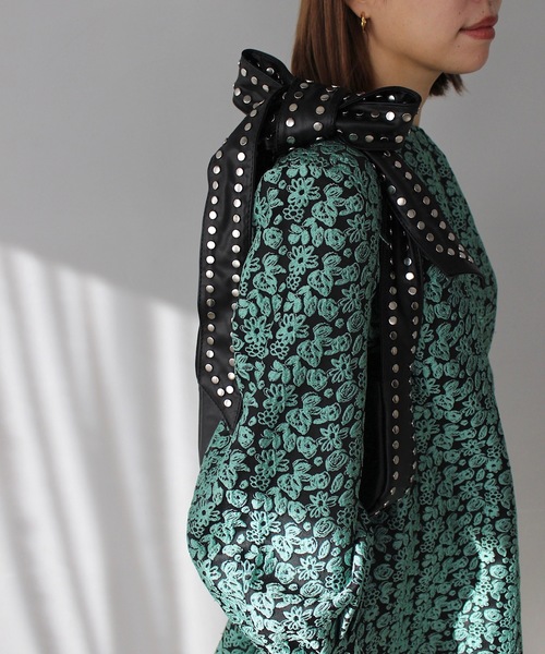 SANSeLF（サンセルフ）の「【SANSeLF】スタッズリボンショルダーバッグ sana24a018（ショルダーバッグ・レディース・ブラック・FREE）」の12枚目の写真