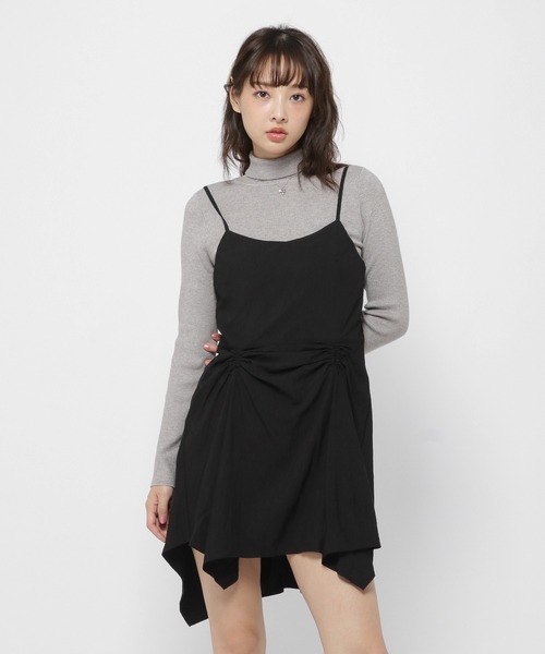 3.3 Field Trip （3.3フィールドトリップ）の「3.3 Field Trip／イレヘムキャミワンピース（ワンピース・レディース・ブラック/ホワイト・FREE）」の2枚目の写真