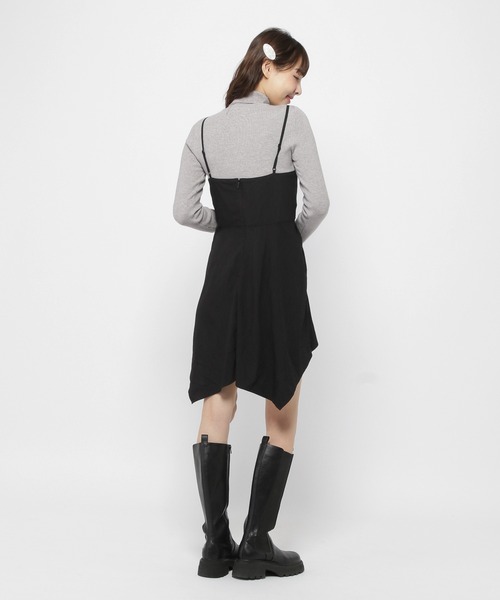 3.3 Field Trip （3.3フィールドトリップ）の「3.3 Field Trip／イレヘムキャミワンピース（ワンピース・レディース・ブラック/ホワイト・FREE）」の10枚目の写真