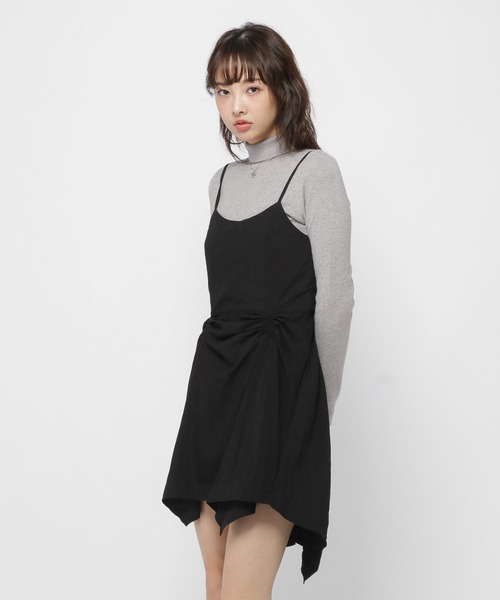3.3 Field Trip （3.3フィールドトリップ）の「3.3 Field Trip／イレヘムキャミワンピース（ワンピース・レディース・ブラック/ホワイト・FREE）」の7枚目の写真