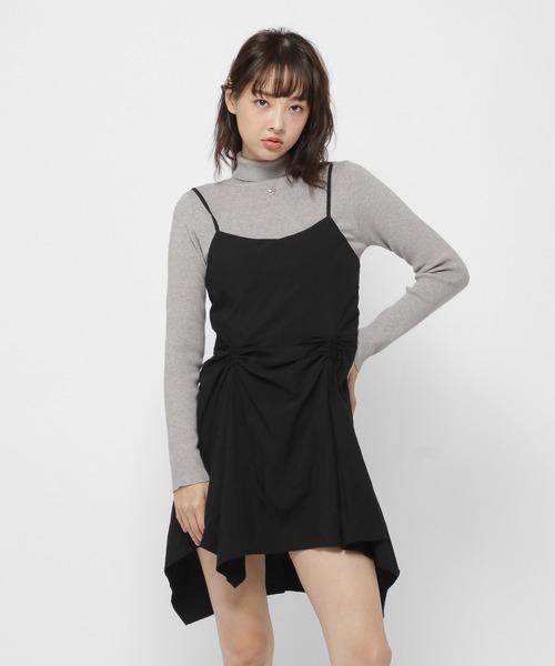 3.3 Field Trip （3.3フィールドトリップ）の「3.3 Field Trip／イレヘムキャミワンピース（ワンピース・レディース・ブラック/ホワイト・FREE）」の9枚目の写真