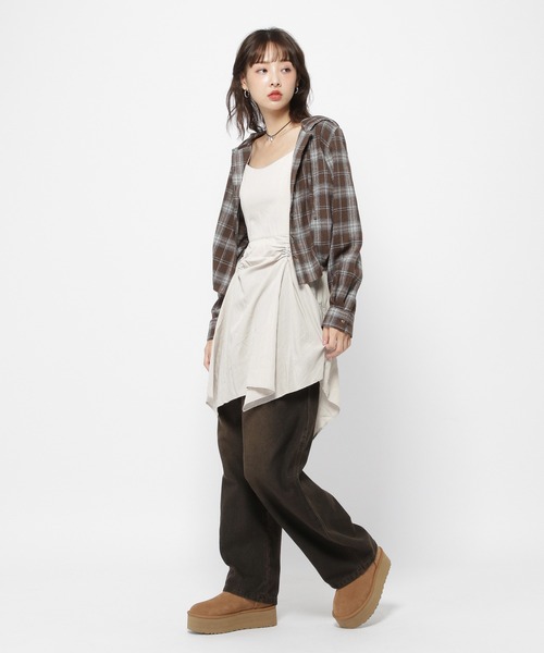 3.3 Field Trip （3.3フィールドトリップ）の「3.3 Field Trip／イレヘムキャミワンピース（ワンピース・レディース・ブラック/ホワイト・FREE）」の5枚目の写真