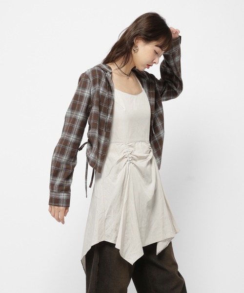 3.3 Field Trip （3.3フィールドトリップ）の「3.3 Field Trip／イレヘムキャミワンピース（ワンピース・レディース・ブラック/ホワイト・FREE）」の21枚目の写真