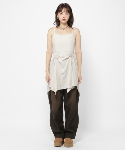 3.3 Field Trip （3.3フィールドトリップ）の「3.3 Field Trip／イレヘムキャミワンピース（ワンピース・レディース・ブラック/ホワイト・FREE）」の20枚目の写真