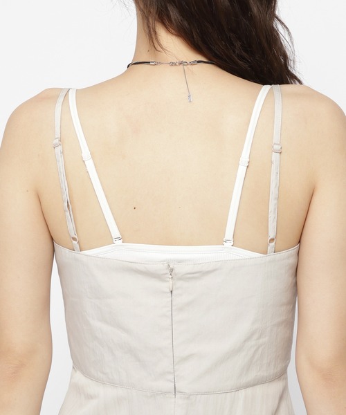 3.3 Field Trip （3.3フィールドトリップ）の「3.3 Field Trip／イレヘムキャミワンピース（ワンピース・レディース・ブラック/ホワイト・FREE）」の17枚目の写真