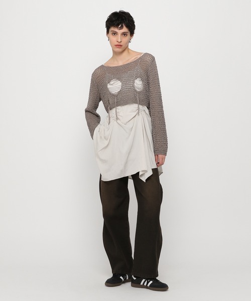 3.3 Field Trip （3.3フィールドトリップ）の「3.3 Field Trip／イレヘムキャミワンピース（ワンピース・レディース・ブラック/ホワイト・FREE）」の22枚目の写真