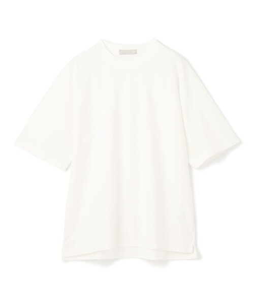 UNFILO(アンフィーロ)の「【男女兼用】スマート ストレッチ ワイドTEE(Tシャツ/カットソー・メンズ・ホワイト系/グレー系/ネイビー系/ライトグリーン系/ピンク系1/ブラック系/グレー系1/ピンク系/ブラック系1/ライトグリーン系1・X-LARGE/LARGE/SMALL/MEDIUM)」の2枚目の写真