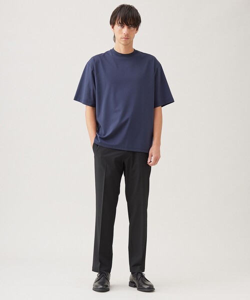 UNFILO(アンフィーロ)の「【男女兼用】スマート ストレッチ ワイドTEE(Tシャツ/カットソー・メンズ・ホワイト系/グレー系/ネイビー系/ライトグリーン系/ピンク系1/ブラック系/グレー系1/ピンク系/ブラック系1/ライトグリーン系1・X-LARGE/LARGE/SMALL/MEDIUM)」の18枚目の写真