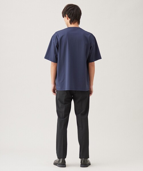 UNFILO(アンフィーロ)の「【男女兼用】スマート ストレッチ ワイドTEE(Tシャツ/カットソー・メンズ・ホワイト系/グレー系/ネイビー系/ライトグリーン系/ピンク系1/ブラック系/グレー系1/ピンク系/ブラック系1/ライトグリーン系1・X-LARGE/LARGE/SMALL/MEDIUM)」の20枚目の写真