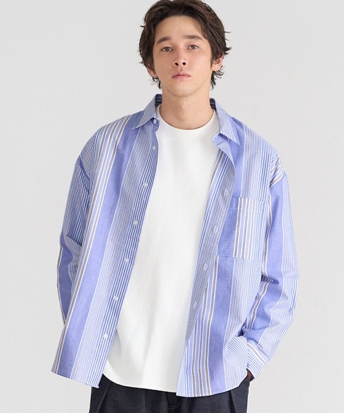 coca(coca)(コカ)の「コットンオックスリラックスシャツ(シャツ/ブラウス・メンズ・B/A・M/XL/L)」の2枚目の写真