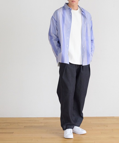 coca(coca)(コカ)の「コットンオックスリラックスシャツ(シャツ/ブラウス・メンズ・B/A・M/XL/L)」の4枚目の写真