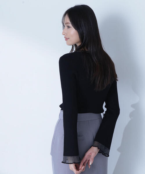 シアーモールボートネックニット Gready Brilliantシアーモールボートネックニット | SEKIMIKI Online