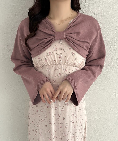 apres jour(アプレジュール)の「小花柄キャミワンピース(ワンピース・レディース・ブラック/ピンク/ブラウン系その他・X-LARGE/フリー)」の11枚目の写真