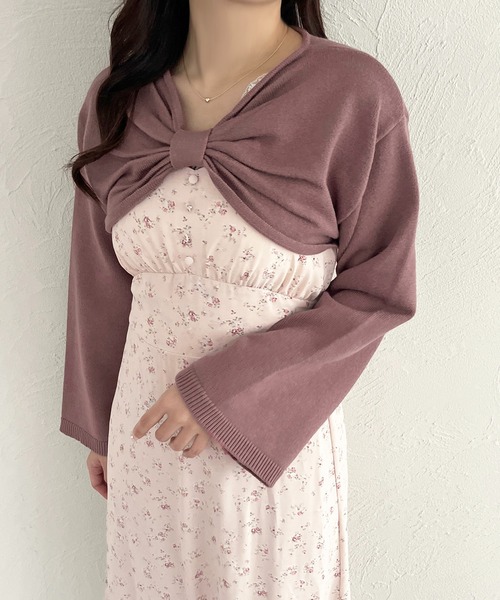 apres jour(アプレジュール)の「小花柄キャミワンピース(ワンピース・レディース・ブラック/ピンク/ブラウン系その他・X-LARGE/フリー)」の12枚目の写真