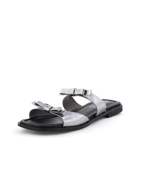 NICAL（ニカル）の「【本革】【NICAL】ダブルリボンミュールサンダル/554203（サンダル・レディース・ガンメタ/アイボリー/ピンク・X-LARGE/LARGE/MEDIUM/SMALL）」の22枚目の写真