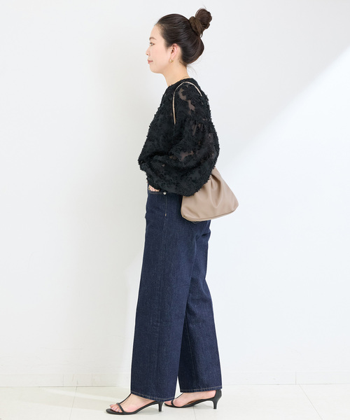 B.C STOCK(ベーセーストック)の「スムース巾着BAG(ショルダーバッグ・レディース・ブラック/ウッド/キャメル・FREE)」の11枚目の写真