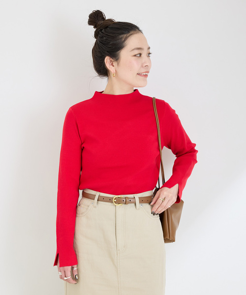 B.C STOCK(ベーセーストック)の「スムース巾着BAG(ショルダーバッグ・レディース・ブラック/ウッド/キャメル・FREE)」の17枚目の写真