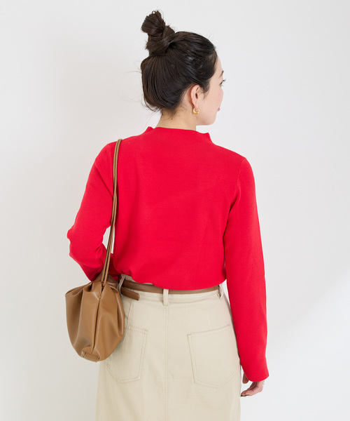 B.C STOCK(ベーセーストック)の「スムース巾着BAG(ショルダーバッグ・レディース・ブラック/ウッド/キャメル・FREE)」の19枚目の写真