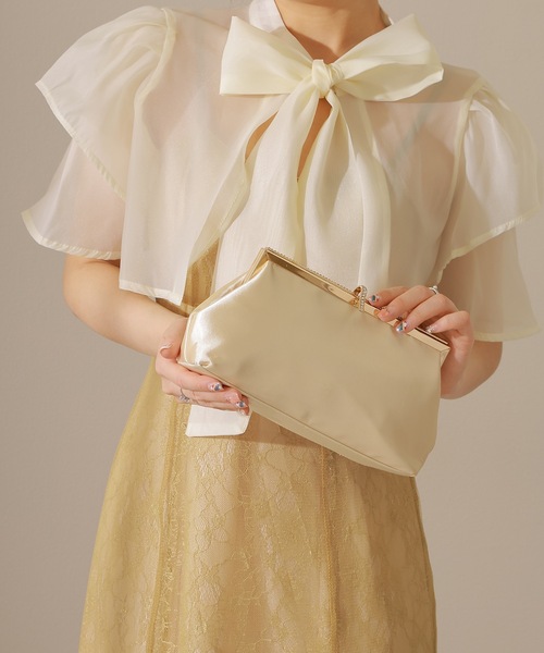 Lace Ladies(レースレディース)の「2WAY サテン パーティー クラッチ バッグ(クラッチバッグ・レディース・ベージュ/ブラック/ピンク・FREE)」の21枚目の写真