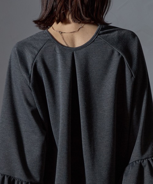 each(イーチ)の「袖バルーンジップアップブルゾン(パーカー・レディース・グレー/ブラック・FREE)」の19枚目の写真