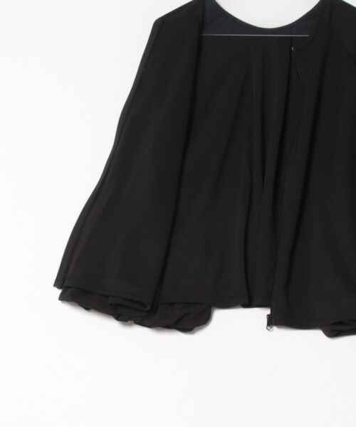 each(イーチ)の「袖バルーンジップアップブルゾン(パーカー・レディース・グレー/ブラック・FREE)」の13枚目の写真