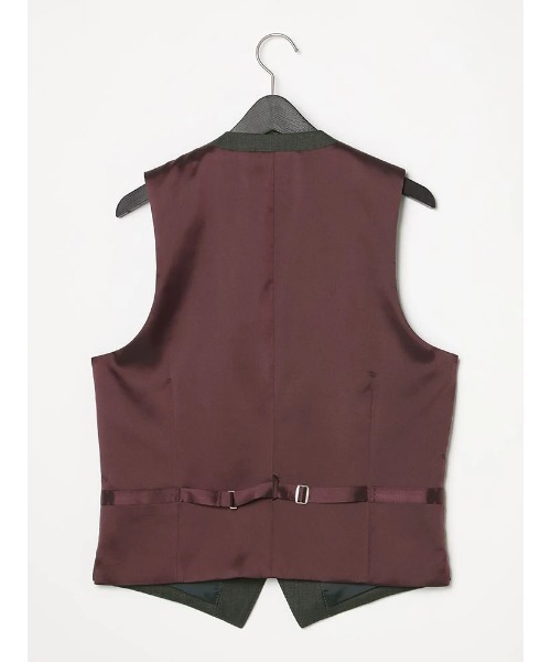 Perfect Suit FActory（パーフェクトスーツファクトリー）の「【EDWINコラボ】デニムライクウールセットアップベスト　ブラウン/カーキ/ブルー（スーツベスト・メンズ・ブルー/カーキ/ブラウン・LL/S/M/L）」の22枚目の写真