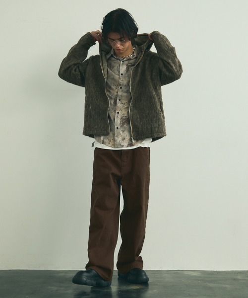 Shoowtime(ショウタイム)の「Abstract all-over regular collar long sleeve shirt / アブストラクトオールオーバーレギュラーカラー長袖シャツ(シャツ/ブラウス・メンズ・ベージュ系/カーキ系・MEDIUM/LARGE/X-LARGE)」の19枚目の写真