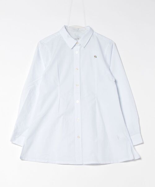 Arnold Palmer（アーノルドパーマー）の「EVERY DAY イージーケア ウエストタック シャツチュニック（シャツワンピース・レディース・チャコールグレー/コーラル/ホワイト・M/L/S）」の22枚目の写真