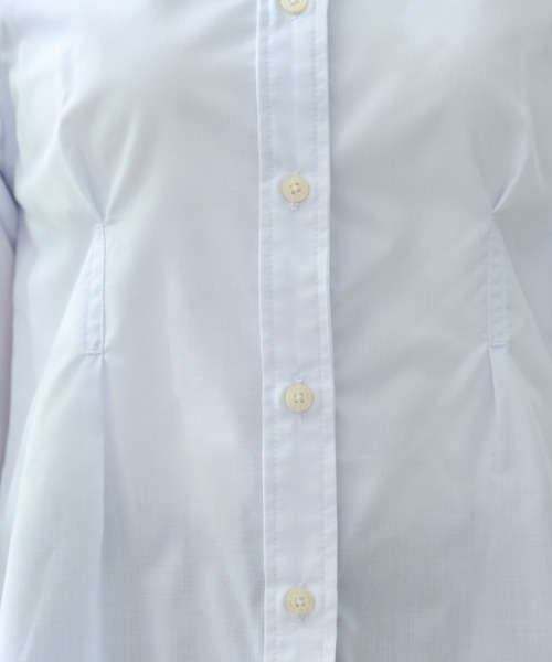 Arnold Palmer（アーノルドパーマー）の「EVERY DAY イージーケア ウエストタック シャツチュニック（シャツワンピース・レディース・チャコールグレー/コーラル/ホワイト・M/L/S）」の17枚目の写真