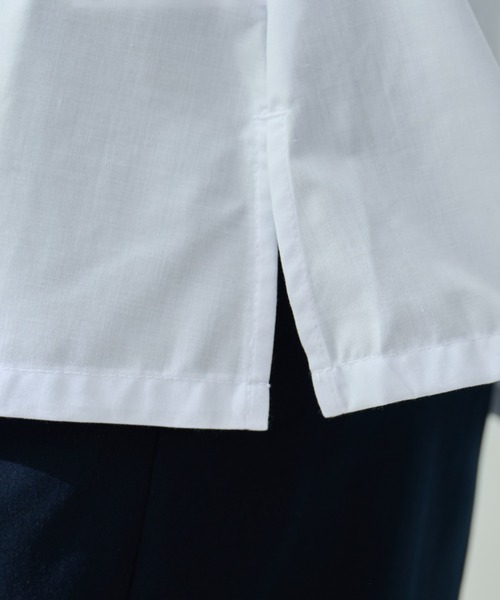 Arnold Palmer（アーノルドパーマー）の「EVERY DAY イージーケア ウエストタック シャツチュニック（シャツワンピース・レディース・チャコールグレー/コーラル/ホワイト・M/L/S）」の19枚目の写真