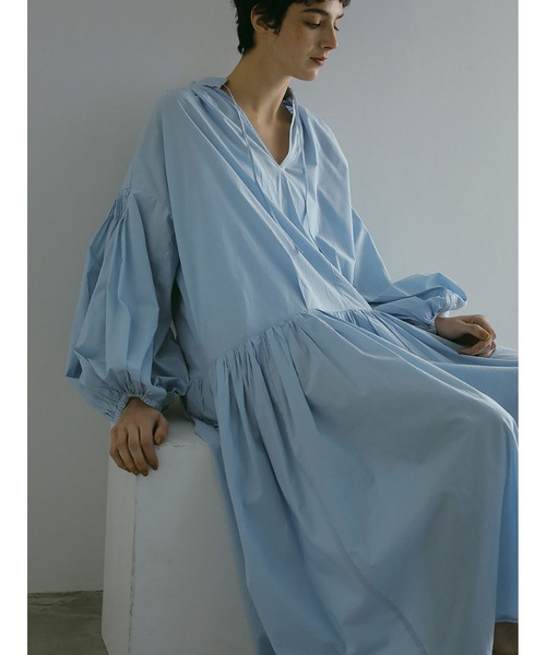スモッキングギャザーワンピース（シャツワンピース）｜HER.（ハー）の  