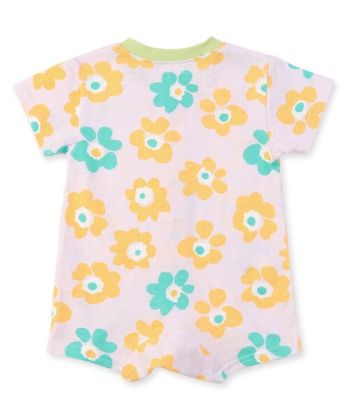 Ampersand（アンパサンド）の「総柄バラエティロンパス（ロンパース・キッズ・ブルー/ベージュ/パープル/アイボリー・80/70/60）」の8枚目の写真